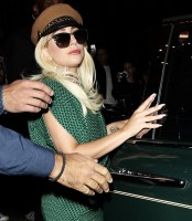 Lady Gaga Heads Leaves A Meeting In London